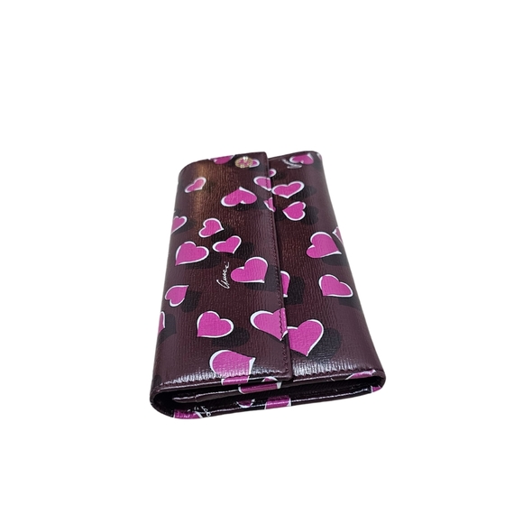 Gucci Red Hearvery good conditionat Zip Around Long Wallet Multiple colors - Picture 5 of 6